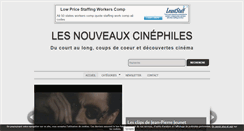 Desktop Screenshot of lesnouveauxcinephiles.com