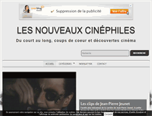 Tablet Screenshot of lesnouveauxcinephiles.com